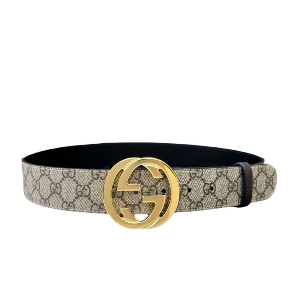 Gucci Belt with Interlocking Gold G buckle